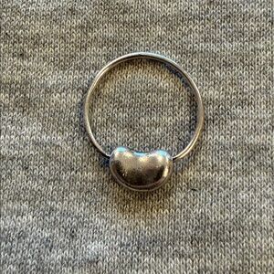 Tiffany & Co Elsa Peretti Bean Ring - Sterling Silver - Size 8